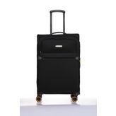 Pierre Cardin 04PC6000-02-S Siyah Çekçekli Kumaş Valiz