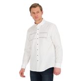 Pierre Cardin 50266025-VR013 Beyaz Desenli Erkek Gömlek