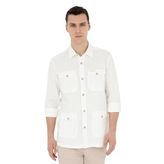 Pierre Cardin 50288044-VR011 Bej Desenli Erkek Gömlek
