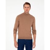 Pierre Cardin 50296614-VR122 Camel Melanj Erkek Kazak