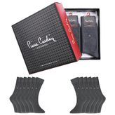 Pierre Cardin 503 Kışlık Termal Yünlü 12li Paket Gri Erkek Çorap