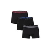 Pierre Cardin Erkek 3lü Stretch Boxer Siyah