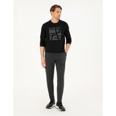 Pierre Cardin Erkek Antrasit Melanj Slim Fit 3 İplik Paçası Lastikli Eşofman Altı 50299286-VR081