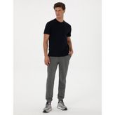 Pierre Cardin Erkek Antrasit Melanj Slim Fit 3 İplik Paçası Lastikli Eşofman Altı 50317676-VR081
