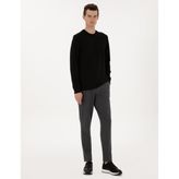 Pierre Cardin Erkek Antrasit Slim Fit 3 Iplik Düz Paça Eşofman Altı 50317670-VR006 - XL