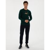 Pierre Cardin Erkek Lacivert Slim Fit 3 İplik Paçası Lastikli Eşofman Altı 50317676-VR033 - 2XL