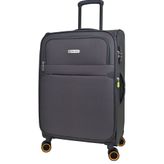 Pierre Cardin PC6000 Ultra Light Hafif Lüx Kumaş Orta Boy Gri Valiz