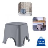 Piev Strong 250 kg Kapasiteli Gri Banyo Taburesi
