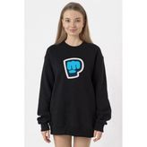 Piewdiepie Active Siyah Kadın 2İp Sweatshirt