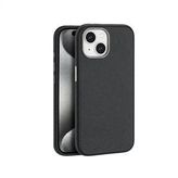 Piili İphone 15 Leather Magsafe Telefon Kılıfı - Siyah