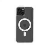 Piili iPhone 15 Magic Magnets Clear Kılıf - Şeffaf