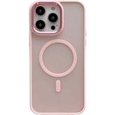 Piili iPhone 15 Pro Focus Magsafe Telefon Kılıfı Mat Pembe