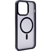 Piili iPhone 16 Focus Magsafe Mat Telefon Kılıfı Siyah