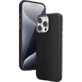 Piili iPhone 16 Leather Magsafe Kılıf Siyah