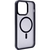 Piili iPhone 16 Plus Focus Magsafe Mat Telefon Kılıfı Siyah