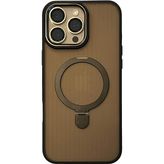 Piili iPhone 16 Plus Ring Mate Magsafe Telefon Kılıfı Siyah