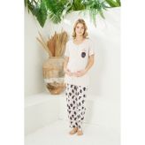 pijamacity HAMİLE PATLI PİJAMA TAKIMI