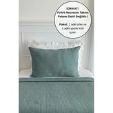 Pike Takımı Tek Kişilik Örgü Desen-Indigo Mavi