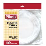 Piknik 10'lu 17 cm Plastik Tabak