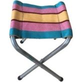 Piknik Kumaş Tabure Katlanabilir - Polyester - Renkli