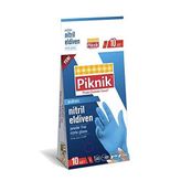 Piknik Medium Orta Beden Pudrasız Nitril Eldiven 10'lu