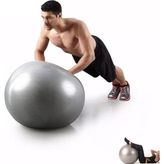 Pilates Topu Gri- Pompa Hediyeli 65 cm - 00Kırmızı
