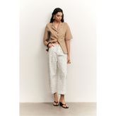Pilea Isabel Gabardin Çiçekli Pantolon