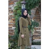 Pileli Takım Elbise Mc0035 Haki