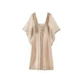 PİLİLİ DANTELLİ KAFTAN ELBİSE