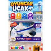 Pilli Işıklı Ve Sesli Uçak Oyuncak 20 Cm