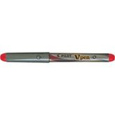 Pilot Dolma Kalem V-Pen Silver Kırmızı Svp-4m-R - Renkli