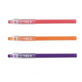 Pilot Frixion Ball Stick Roller Silinebilir Jel Kalem 0.7 mm Mercan-Turuncu-Mor