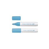 Pilot Pintor Pigment Marker, Kumaş, Ahşap, Porselen Kalemi, Pastel Mavi, 2-3mm Yuvarlak Uç