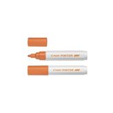 Pilot Pintor Pigment Marker, Kumaş, Ahşap, Porselen Kalemi, Turuncu, 2-3mm Yuvarlak Uç