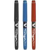 PILOT V İşaret Kalemi - Fineliner Marker Kalemler - 2,0 mm Uç Ucu - 0,6 mm Çizgi Genişliği - Temel Paket - Siyah, Mavi ve Kırmızı (3)