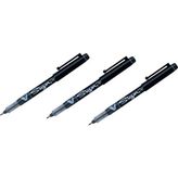 Pilot V-Signpen Keçe Uçlu Kalem 3'lü Siyah
