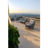 Pimango Pi Elize Bahçe Ve Balkon Mobilyası 3+1+1 Gri