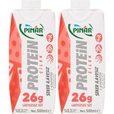 Pınar Süt Protein Çilekli 500 ml 2li paket