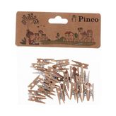 Pinco Mandal Ahşap Natürel Mini 30 Lu