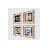 Pinecone Stone Nazar, Ebru Sanatı, Şahmeran Taş Duvar Tablosu - Çerçeveli Taş Tablo - Dekoratif Duvar Sanatı - Modern Ev ve Ofis Duvar Dekoru T4-990