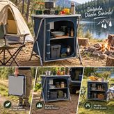 Pinguin Kitchen Kamp Mutfağı S Beden - Alüminyum - Mavi