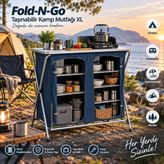 Pinguin Kitchen Kamp Mutfağı Xl Beden - Metal - Mavi
