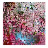 Pink Forest Yağlı Boya Dokulu Tablo