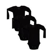 Pinuptex® 3'lü Uzun Kollu Bebek Zıbın Seti 100% Pamuklu Ribana Çıtçıtlı Atlet, Body Zıbın Unisex (3 Adet)