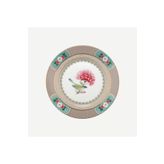 Pip Studio Blushing Birds Haki Porselen Pasta Tabağı 17 Cm