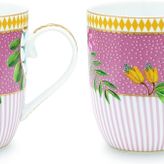PIP STUDIO La Majorelle 2'li Kupa Seti Pembe 145 ml