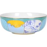 Pip Studio Royal Mavi Porselen Kase 15 Cm Modern Tasarım El Boyaması Çiçek Desenleriyle Şık