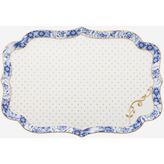 Pip Studio Royal White Mavi Beyaz Porselen Tepsi 26 Cm - 1 Adet