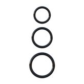 Pipedream Fantasy C-Ringz Silicone 3-Ring Stamina Penis Halkası Set