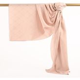 Piramit Monogram Jakar Şal - Toz Pembe